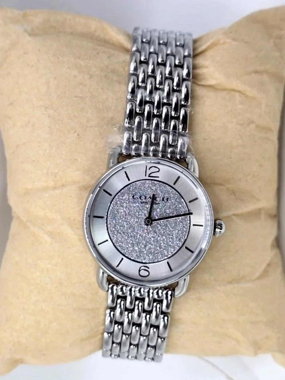 Coach Elliot Women's Silver-Tone Stainless Steel Watch 28mm